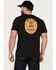 Image #1 - Brixton Men's Rancho Short Sleeve Graphic T-Shirt, Black, hi-res