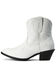 Image #2 - Ariat Women's Darlin Zipper Booties - Round Toe, White, hi-res