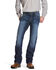 Image #2 - Ariat Men's M5 Ryley Slim Stackable Straight Leg Work Jeans - Big, Blue, hi-res