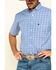 Image #4 - Rough Stock By Panhandle Men's Devlin Dobby Plaid Short Sleeve Western Shirt, , hi-res