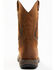 Image #5 - Brothers and Sons Men's Lite Performance Western Boots - Broad Square Toe, Brown, hi-res
