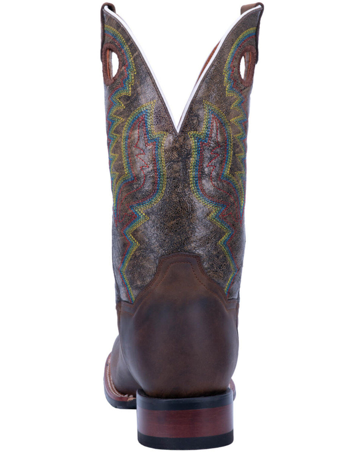 Image #4 - Dan Post Men's Chocolate Deuce Western Boots - Wide Square Toe, , hi-res
