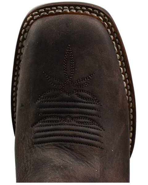 Image #6 - Dan Post Women's Performance Western Boots - Broad Square Toe , Chocolate, hi-res