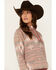 Image #2 - Shyanne Women's Southwestern Printed Hoodie, Mahogany, hi-res