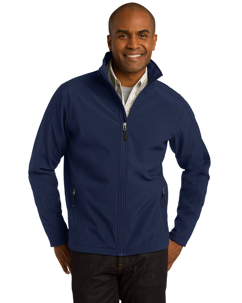 Port Authority Men's Blue Navy 2X Tall Core Softshell Jacket Big