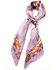 Idyllwind Women's Stockdale Purple Silk Bandana, Natural, hi-res