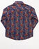 Image #3 - Cody James Toddler Boys' Jefferson Printed Long Sleeve Snap Western Shirt, Navy, hi-res