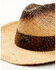 Image #2 - Henschel Men's Walker Guns Raffia Palm Leaf Western Straw Western Fashion Hat, , hi-res