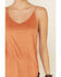 Shyanne Women's Faux Suede Cami, Pecan, hi-res