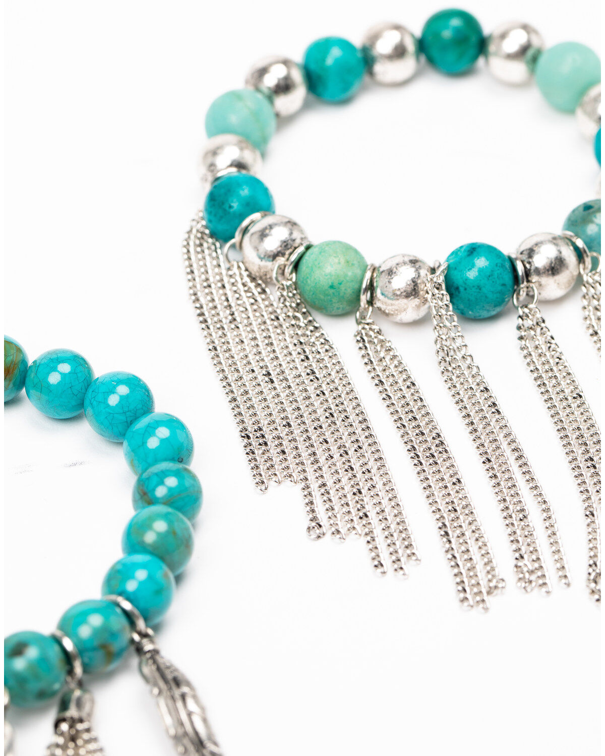 Image #3 - Idyllwind Women's Callin' It Off Fringe Bracelet Set, Turquoise, hi-res