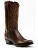 Image #1 - Lucchese Men's Espresso Smooth Western Boots - Round Toe, Dark Brown, hi-res