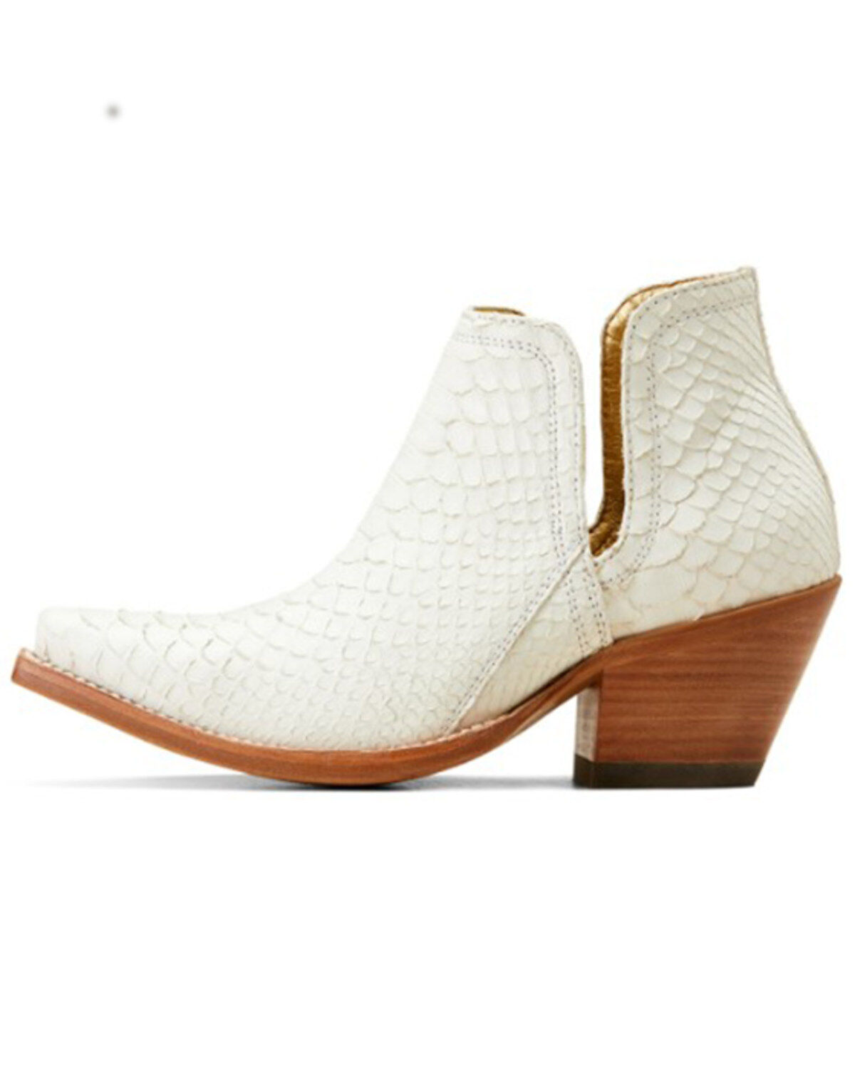 Image #2 - Ariat Women's Exotic Python Dixon Western Booties - Snip Toe, , hi-res