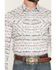 Image #3 - Panhandle Slim Men's Southwestern Print Long Sleeve Snap Stretch Western Shirt, White, hi-res