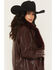 Image #2 - Azalea Wang Women's Aurelia Faux Fur Leather Jacket, Burgundy, hi-res