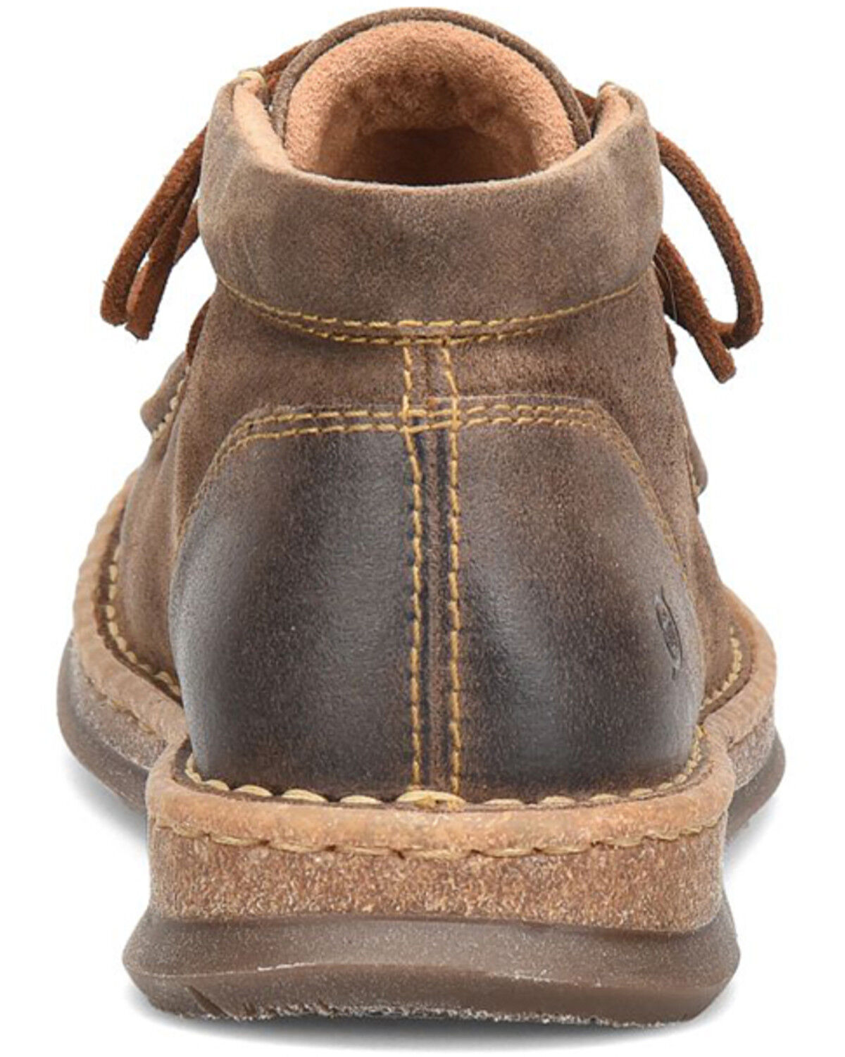 Image #5 - Born Men's Brock Distressed Casual Shoes - Moc Toe, Taupe, hi-res