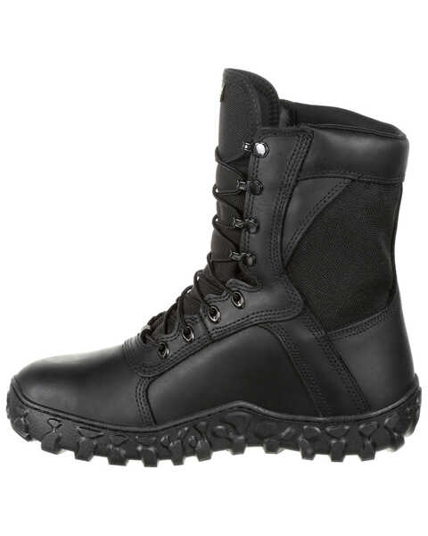 Image #3 - Rocky Men's S2V Insulated Waterproof Military Boots - Round Toe, Black, hi-res