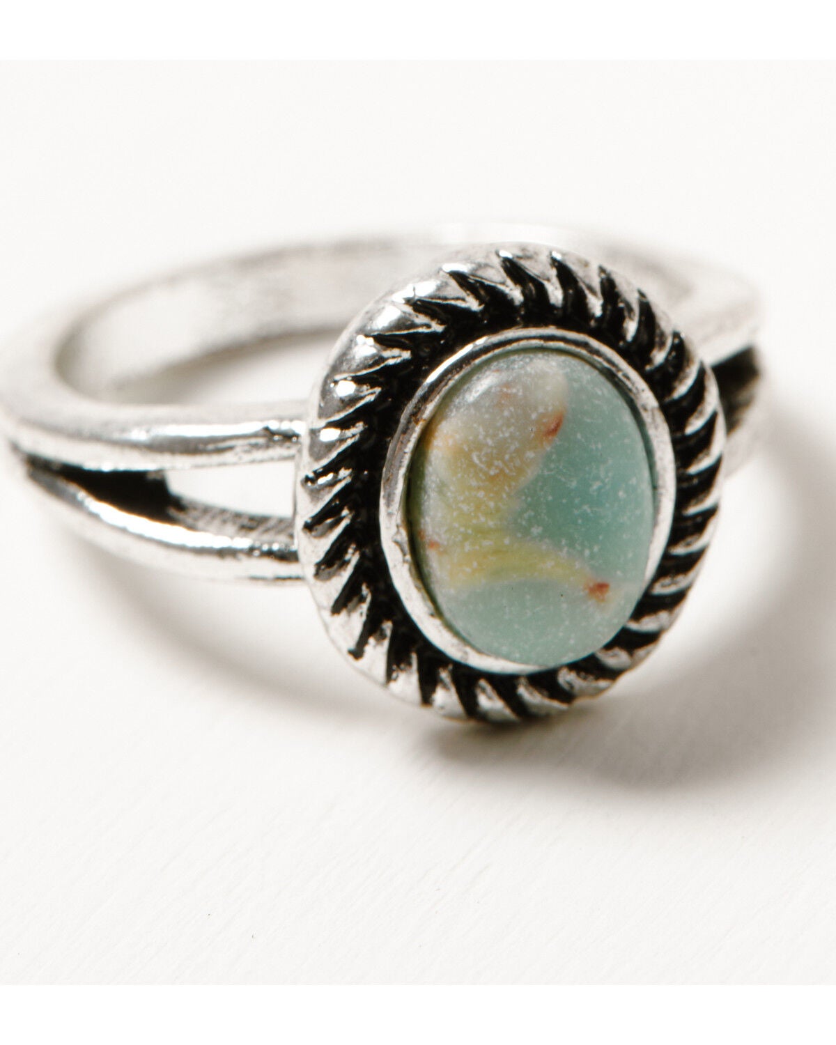 Image #3 - Shyanne Women's Classic Western Jasper Ring Set - 3 Piece, Silver, hi-res