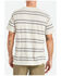 Brixton Men's Hilt Stripe Print Pocket Graphic T-Shirt, Cream, hi-res