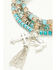 Image #2 - Lainey Wilson Women's Beaded Charm Cross Necklace, Silver, hi-res