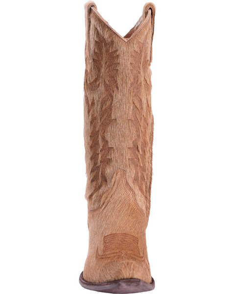 Old Gringo Women's Mayra Bone Hair On Laser Stitch Western Boots - Snip Toe, Beige/khaki, hi-res