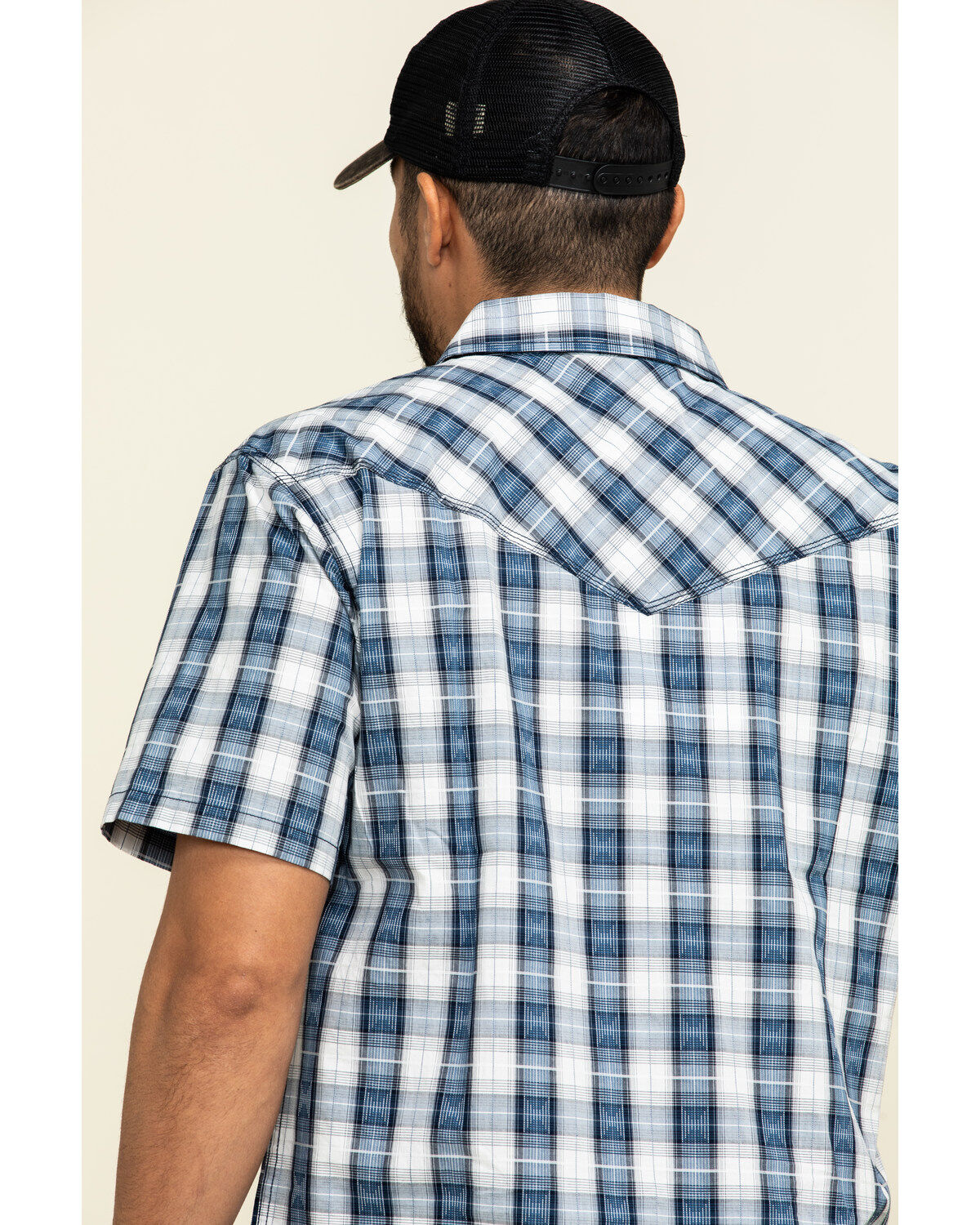Image #5 - Moonshine Spirit Men's El Jefe Plaid Short Sleeve Western Shirt, , hi-res