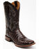 Cody James Men's Exotic Caiman Tail Skin Western Boots - Broad Square Toe, Black, hi-res