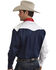 Image #2 - Roper Men's American Flag Long Sleeve Western Shirt, Patriotic, hi-res