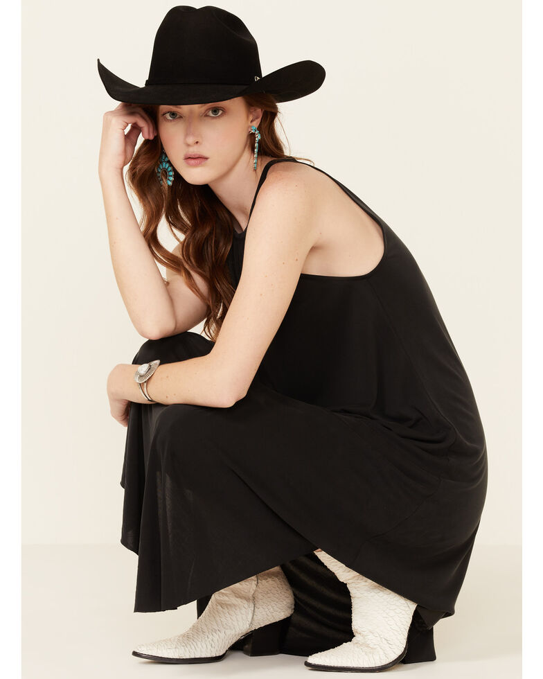 HYFVE Women's Shirttail Midi Dress, Black, hi-res
