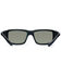 Hobie Men's Snook Satin Black & Gray Polarized Sunglasses , Black, hi-res
