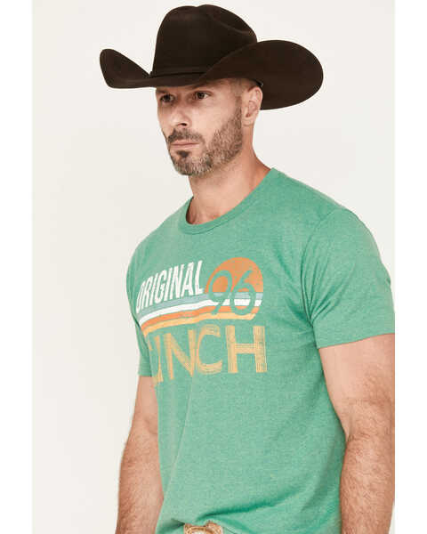 Cinch Men's Original 96 Logo Short Sleeve Graphic T-Shirt, Light Green, hi-res