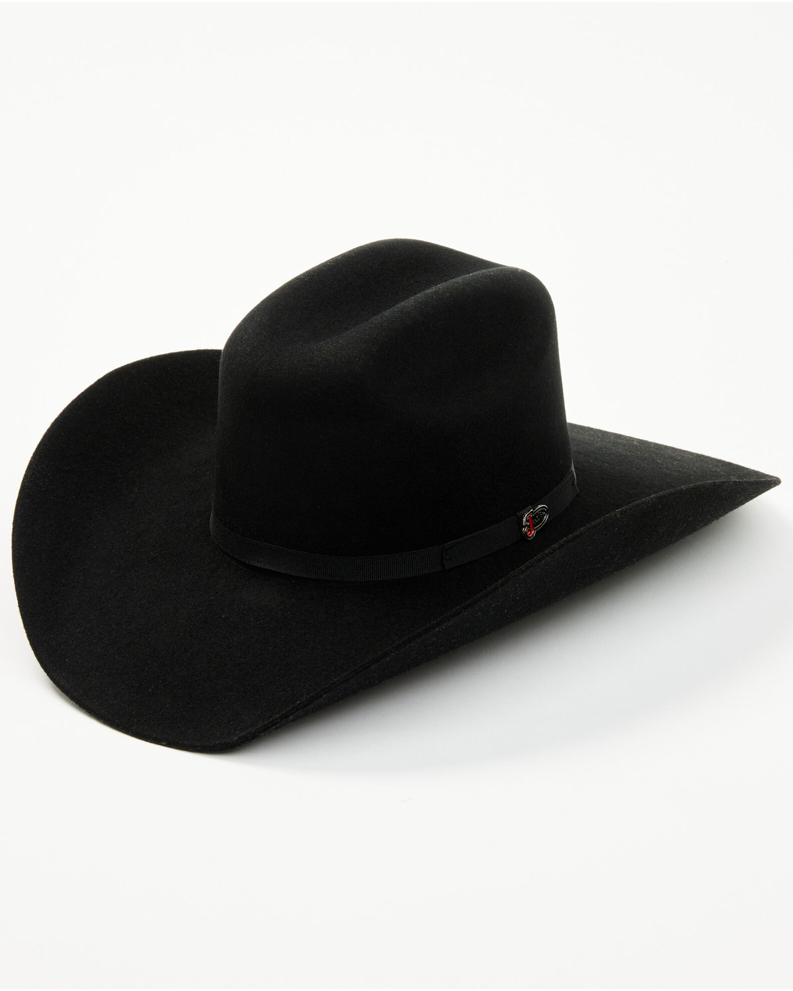 Justin black felt cowboy hat clearance
