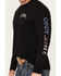 Image #3 - Cody James Men's U.S.A. Skull Long Sleeve Graphic T-Shirt, Black, hi-res