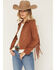 Image #4 - Idyllwind Women's Juniper Faux Suede Boot Stitched Fringe Zip-Up Jacket, Caramel, hi-res