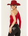 Image #4 - Panhandle Women's Liliana One Shoulder Long Sleeve Top, , hi-res