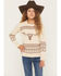 Image #1 - Cotton & Rye Girls' Longhorn Sweater, Cream, hi-res