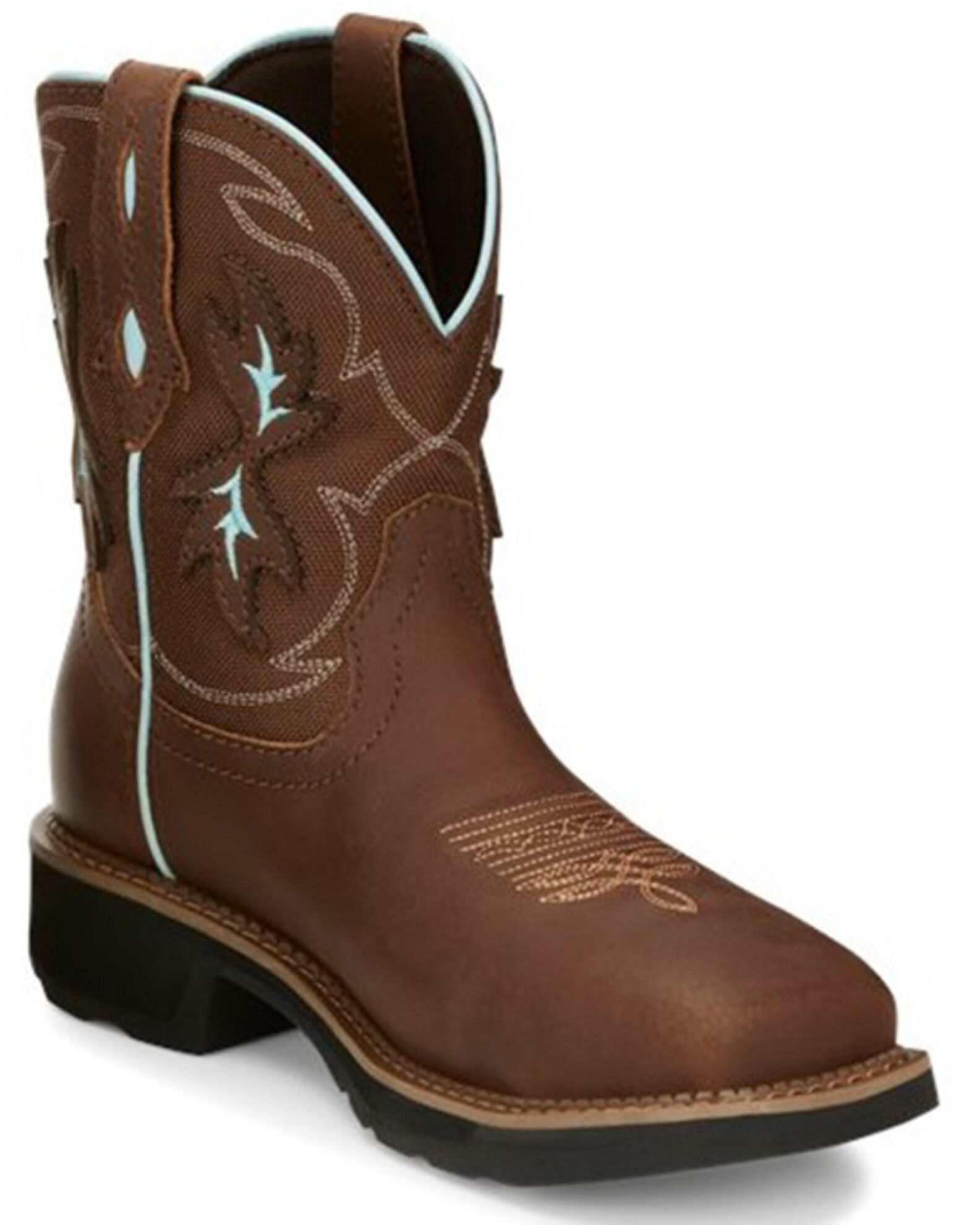 Justin women's waterproof cheap work boots