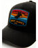 Image #2 - Cody James Men's Sunset Stripes Patch Ball Cap, Black, hi-res