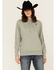 Image #1 - Ariat Women's Boot Barn Exclusive Leopard Print Logo Hoodie, Green, hi-res
