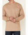 Image #3 - Carhartt Men's Flame Resistant Force Long Sleeve Work T-Shirt, Beige/khaki, hi-res
