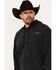 Image #3 - Ariat Men's Mexico Flag Lockup Hooded Sweatshirt, Black, hi-res