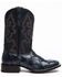 Image #2 - Cody James Men's Black Flat Pirarucu Western Boots - Narrow Square Toe, , hi-res