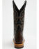 Image #5 - Horse Power Men's Ostrich Print Western Boots - Broad Square Toe, Brown, hi-res