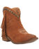 Image #1 - Dingo Women's Lonestar Fashion Booties - Round Toe, Brown, hi-res