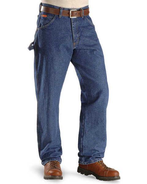 Image #5 - Riggs Workwear Men's FR Carpenter Jeans, Indigo, hi-res