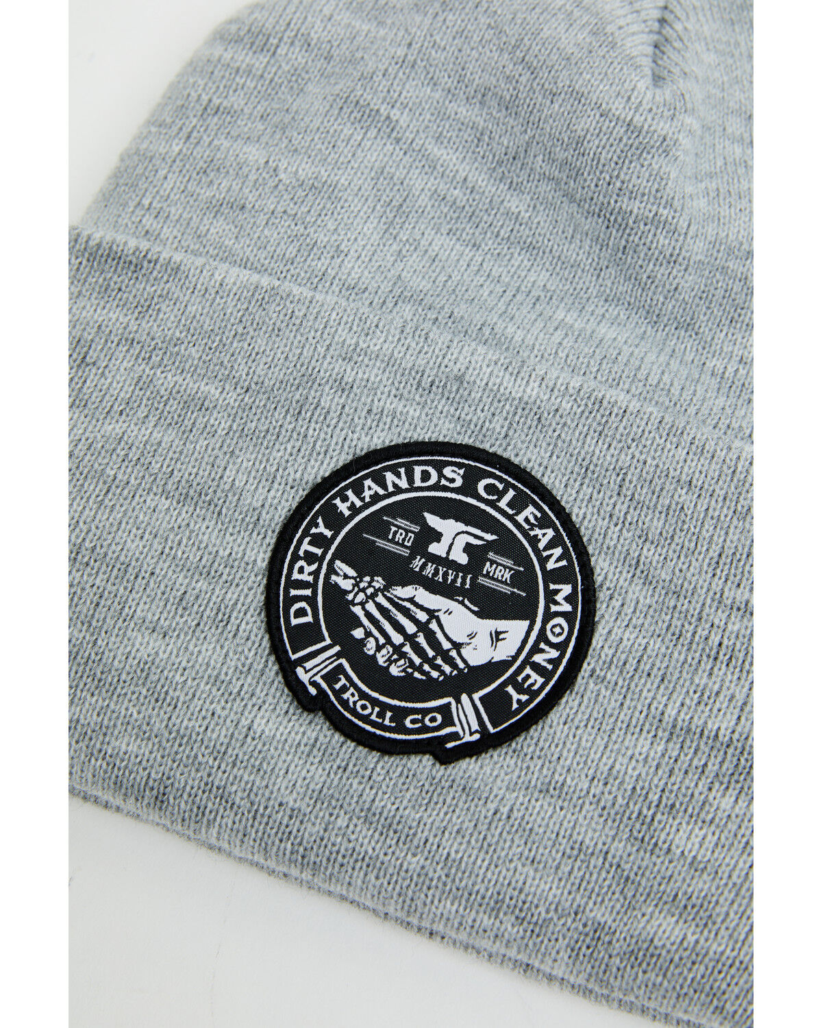 Image #2 - Troll Co Haggler Beanie, Grey, hi-res