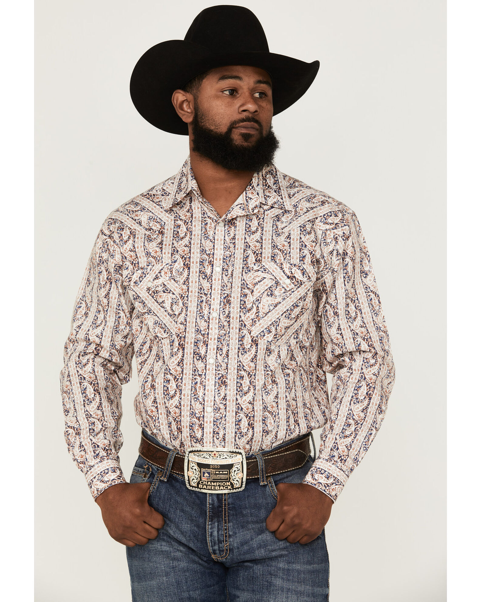 Paisley pearl snap shirts deals