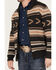 Cinch Men's Full-Zip Striped Sweater, Charcoal, hi-res