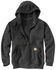 Image #1 - Carhartt Men's Rain Defender Paxton Zip Front Work Hooded Sweatshirt - Big & Tall, , hi-res