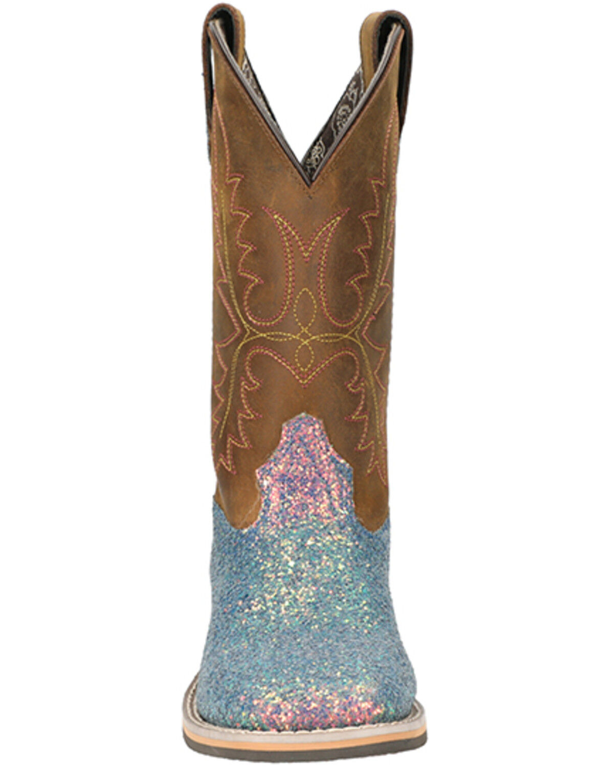 Image #3 - Smoky Mountain Women's Las Vegas Western Performance Boots - Broad Square Toe, Multi, hi-res