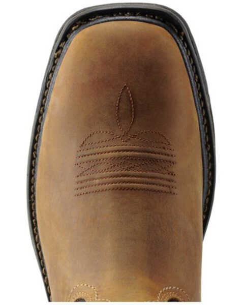 Image #7 - Ariat Men's Workhog H2O Waterproof Steel Toe Western Work Boots, Aged Bark, hi-res